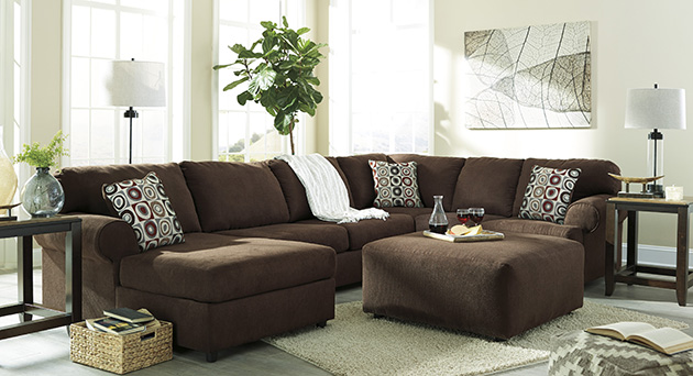 Jayceon Java Extended Left Facing Chaise End Sectional